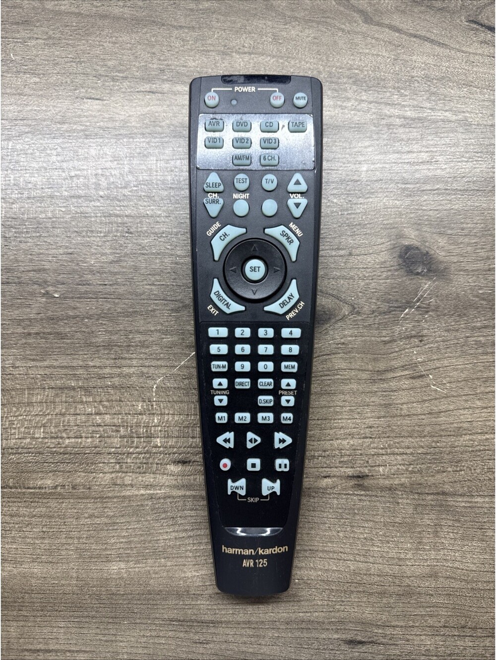Genuine Original Harman Kardon AVR 125 Remote Control -Tested Works Great